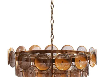 Lorenzo Chandelier by Soho Home 3D model