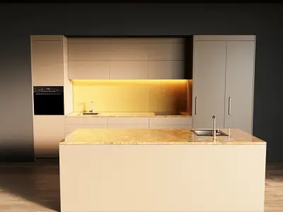 17-Kitchen5 matte 2 3D model