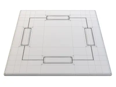 Space Station Floor - Small 3D model