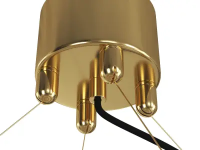 Solaris Twin Pendant by CTO Lighting 3D model