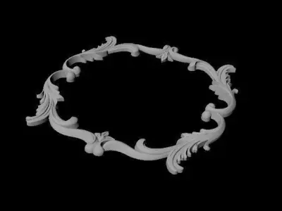 dekor ornate frame 3D model
