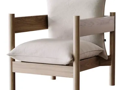 Arbour Club Armchair 3D model