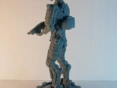 Heavily armored robot for printing 3D print model 3D print model