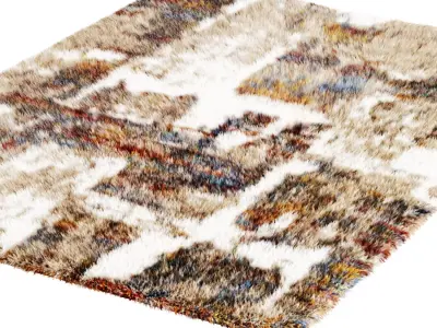 Maestas Abstract Indoor Rug 3D model