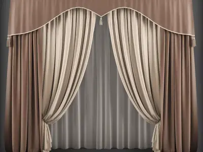 Curtain 3D model 77 3D model
