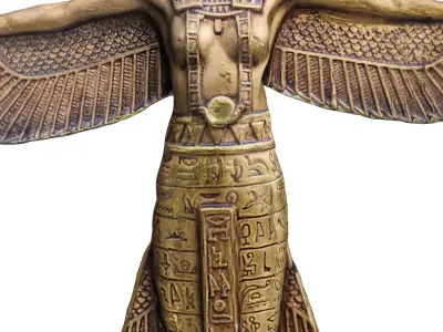 sculpt egyption set 1 Low-poly 3D model