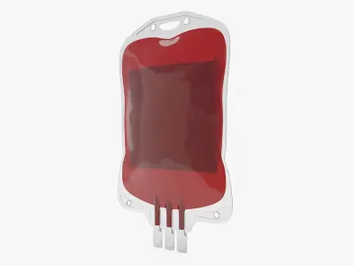 Medical - Blood Bag  3D model