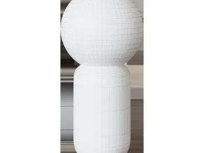Andina table lamp black 3D model