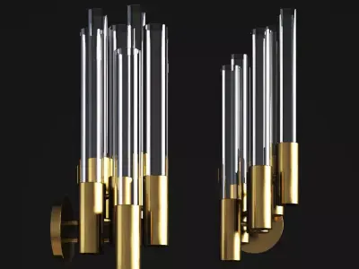 Burj Wall Lamp Luxxu 3D model