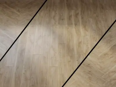 Laminate Ter Hurne Grand Line Copper Brown Oak 1843 3D model