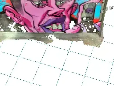 graffiti vampire 3d scan high quality 3D model