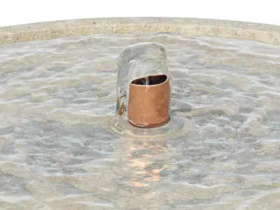 Salinas Fountain 3D model