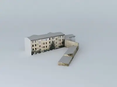 Riga Meness street 5 7 9 Free 3D model