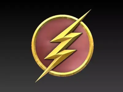 The Flash Shield 3D model