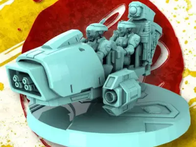 2pi Cuatro skimmer 3D print model