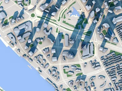 Shanghai Tower Skyscraper in Shanghai China 3D model