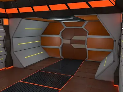 Sci Fi Room  3D model