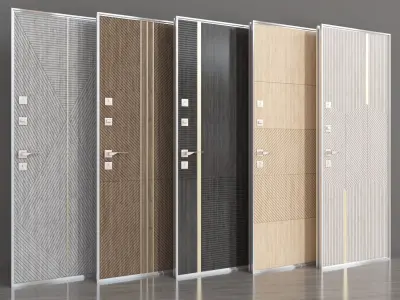 door collection 101 3D model