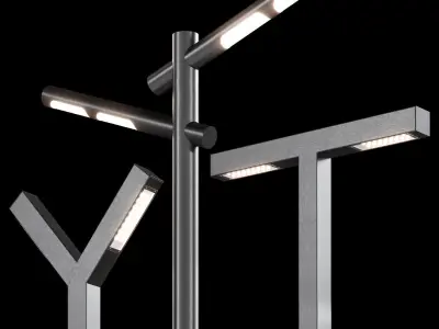 Street lamp Integral 3D model
