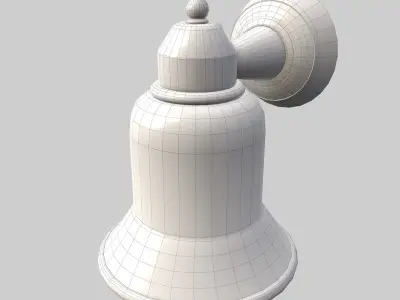black lamp Low-poly 3D model buy