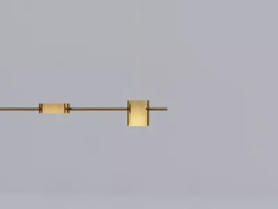 Kuor Pendant Lamp Low-poly 3D model