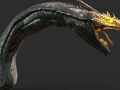 Transcendent Snake 3D model