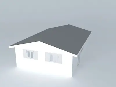 Decochalet 2015 YANS ground floor with roof Free 3D model