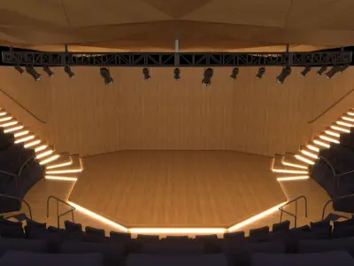 Theatre or Concert Hall Vol 2 3D model