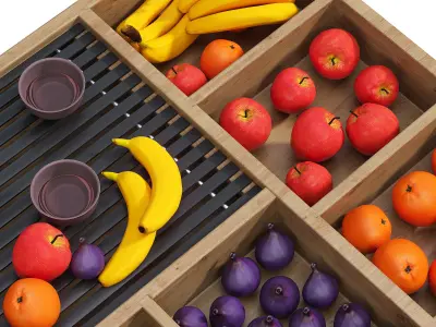 Kitchen for Fruits collections 3D model