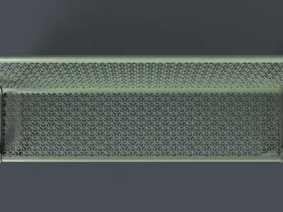 Metal Modern Bench 10 PBR Game Ready Low-poly 3D model