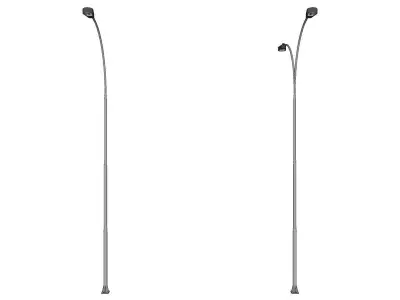 Lamp Post - Light Pole - Light Post - Street Light - Group 02 3D model