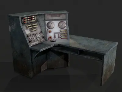 Electric Panel 2 Low-poly 3D model