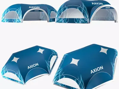 Tents Hexa inflatable Axion 3D model