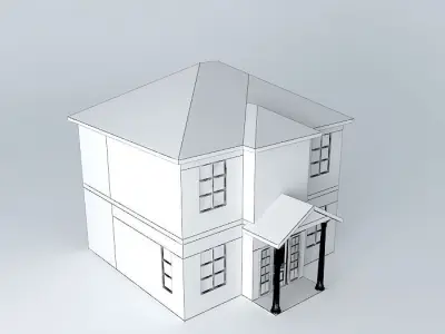 Small Bungalow Free 3D model