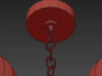 DAFNE chandelier 3D model