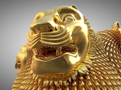 Ashoka Stambha Low-poly 3D model