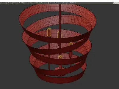 Culter Pendant Light Low-poly 3D model