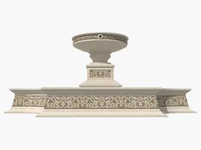 Fountain 12 3D model
