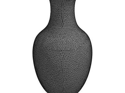 Modern Abstract Decorative Vase Low-poly 3D model