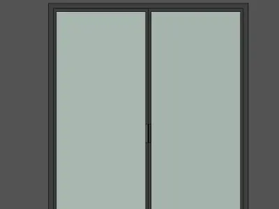 Revit Parametric Opening Door 3D model