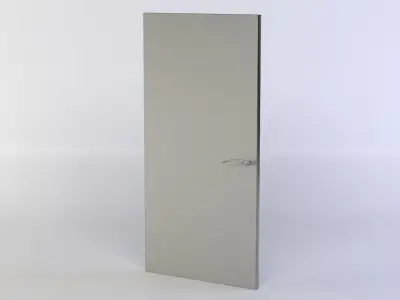 Door wooden Low-poly 3D model get