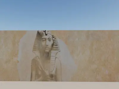 Egyptian Pharaoh tomb 3D model