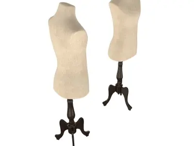 Mannequin Female 2 Low-poly 3D model