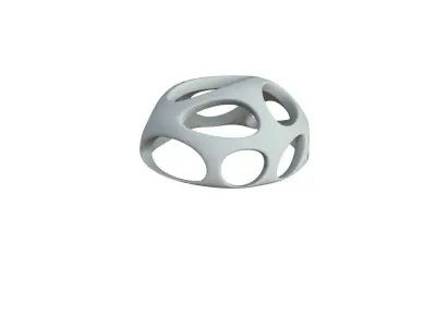 SciFi Cube Object No 54354 Low Poly Shape Low-poly 3D model