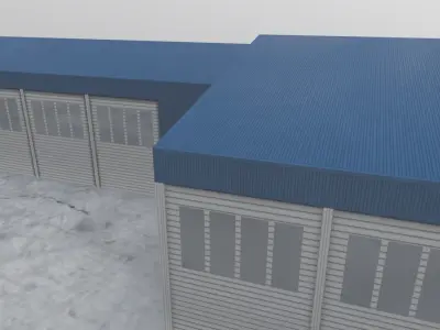 LQSA Storage 2 Low-poly 3D model