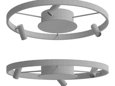  Berlin LED ceiling light 3D model