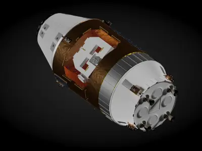 HTV-R Spacecraft 3D model