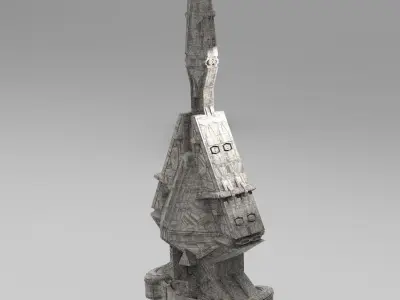 Ra Has Returned Sci-Fi City Tower 7  3D model