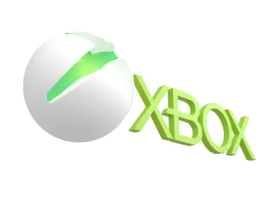 Xbox 2013 Logo v1 002 Free low-poly 3D model