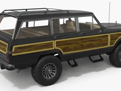  Jeep Grand Wagoneer SUV 1980s Black 